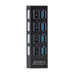 4 portos USB 3.0 HUB kapcsolóval