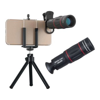   Apexel Premium 18x teleobjektív, makró, FishEye lencse 5 az 1-ben objektívkészlet