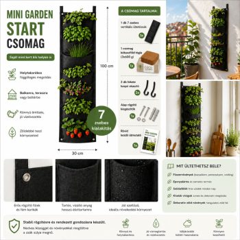 Balkon Mini Kert – Start Csomag