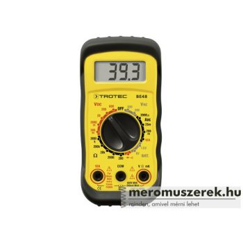 BE48 digitális multiméter és elemteszter