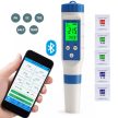 BLE-9909 5 az 1-ben pH/TDS/EC/Só/hőmérséklet mérő, bluetooth kapcsolattal
