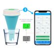 BLE-YC01 intelligens 6 az 1-ben úszómedence pH/Klór/EC/TDS/ORP/Hőmérséklet mérő, Bluetooth adatkapcsolattal