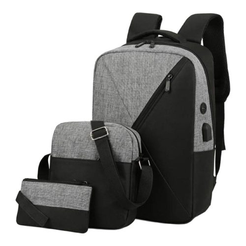 BQ51D 3 az 1-ben táska szett, hátizsák, válltáska, pénztárca