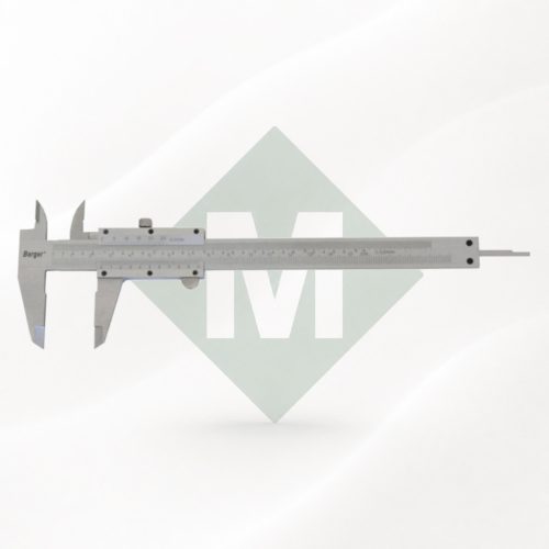 Nóniuszos tolómérő mélységmérővel, 0–150 mm / 0,02 mm Berger
