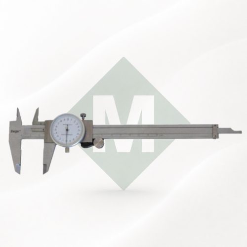 Mérőórás tolómérő mélységmérővel, 0–150 mm / 0,02 mm - Berger