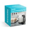 Digitális 600ml konyhai mérőkancsó hőmérővel