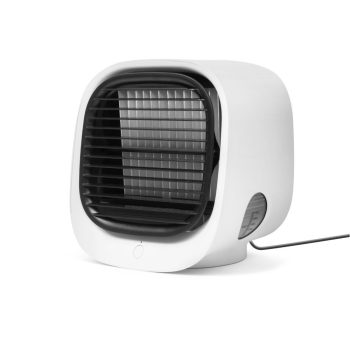 Hordozható mini léghűtő ventilátor USB fehér