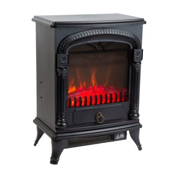   Elektromos szabadon álló kandalló - hősugárzó + LED-es fényeffekt