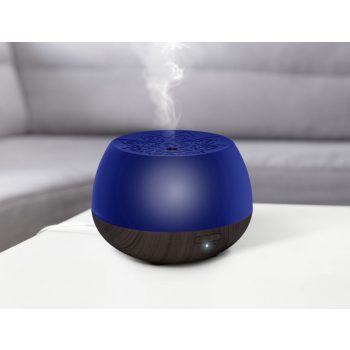 Aromadiffúzor fényterápiás párologtató fekete USB