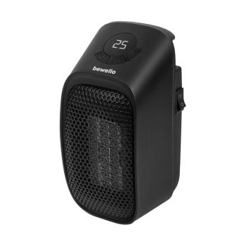 Bewello Mini hősugárzó 400W LED kijelző 230V fekete 