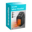 Bewello Mini hősugárzó 400W LED kijelző 230V fekete 