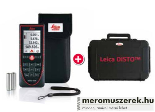 Leica Disto D410 kézi lézertávmérő + IP67 műanyag koffer