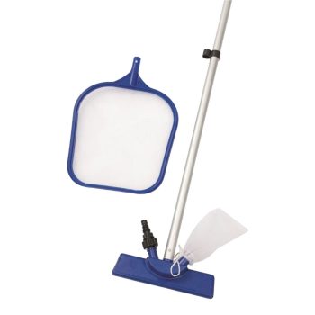   Flowclear medencetisztító szett-háló, rúd, tisztítófej