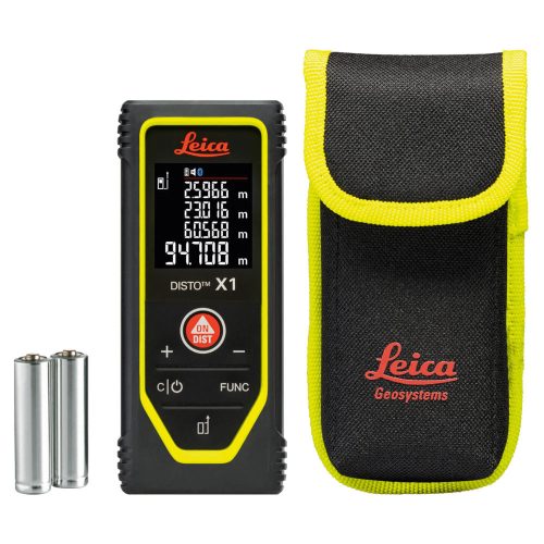 Leica DISTO X1 lézeres távolságmérő 100 méterig, Bluetooth IP65