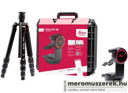 Leica DST 360 + TRI 120 állvány professzionális mérőállomás csomag