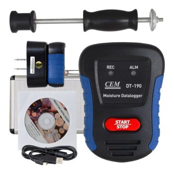   CEM DT-190 fa,- faszerkezet nedvességtartalom mérő adatgyűjtő