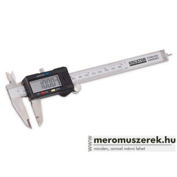   Digitális tolómérő, mélységmérővel 150 mm-es műanyagházas kivitel