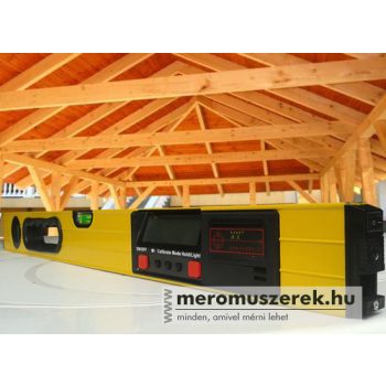   Digitális lejtésmérő és vízmérték 600 mm, vonal- és pont lézerrel