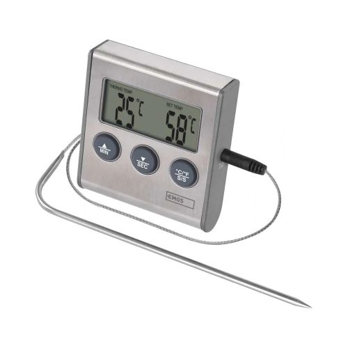 EMOS digitális grillhőmérő időzítővel