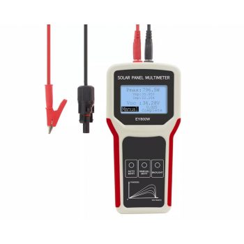   EY800W digitális multiméter napelem MPPT és VOC mérésre autoteszt