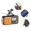 Renew Force FM-AM5000 hordozható rádió napelem és dinamó töltés, 5000mAh powerbank