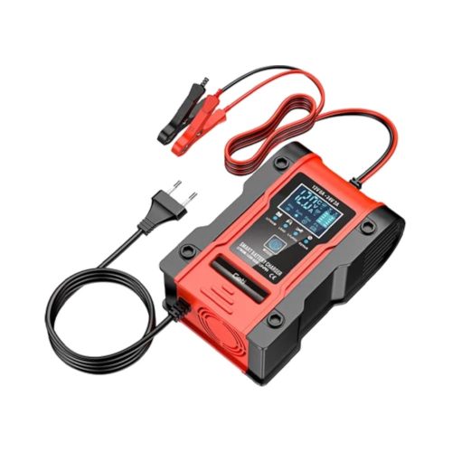 Geti GCA002 intelligens automatikus akkumulátortöltő 12V-6A 24V-3A