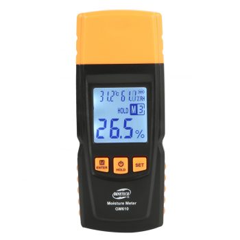   GM610 kézi digitális nedvességmérő faanyagokhoz Benetech