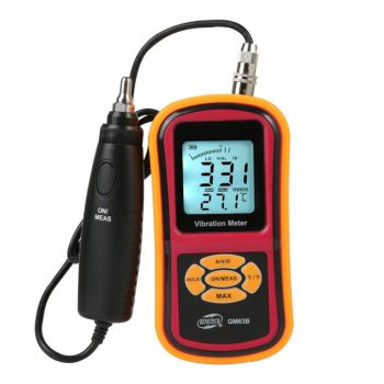   GM63B Digitális Rezgésmérő, Vibrométer, lecsatolható szondával