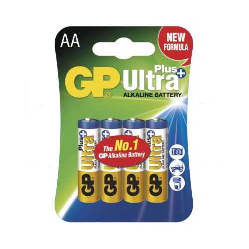 GP Ultra Plus AA ceruzaelem tartós alkáli LR6 4db-os csomag