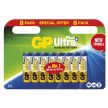 GP Ultra Plus AA LR6 tartós ceruraelem 8db csomag