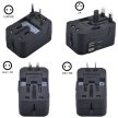 Utazó adapter, 2 USB port