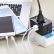 Utazó adapter, 2 USB port