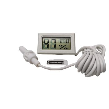   T164C digitális hő- és páratartalom mérő vezetékes szondával fehér