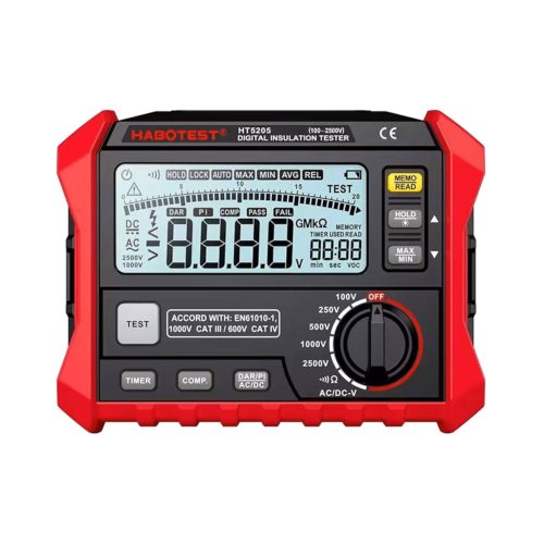 Habotest HT5205 digitális szigetelésvizsgáló