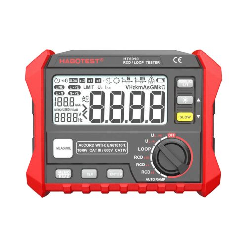 Habotest HT5910 digitális földelés és ellenállás mérő