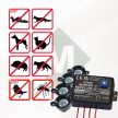 Kemo M094 állítható frekvenciájú autós nyestriasztó és rágcsálóriasztó szett (12V, 4db ultrahangos hangszóró, német)