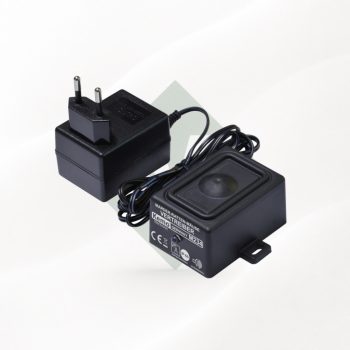   Kemo M234 hálózati nyest-, patkány- és egérriasztó (230V, vízálló, 120 dB hangnyomás, 100 m², változó frekvencia, német gyártmány)