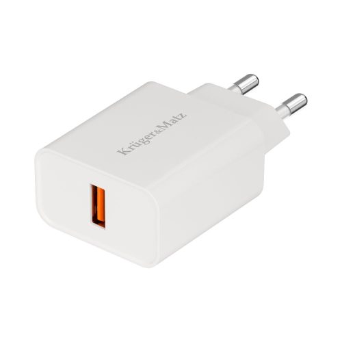 Kruger&Matz hálózati töltő Quick Charge 3.0 funkcióval
