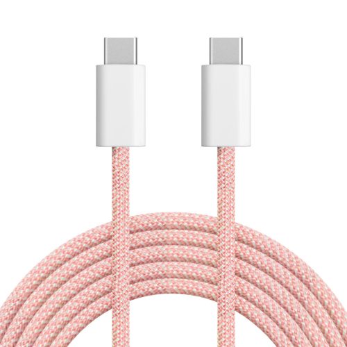 Kruger&Matz USB-C - USB-C 60W 1,5m pink kábel