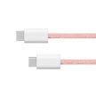 Kruger&Matz USB-C - USB-C 60W 1,5m pink kábel