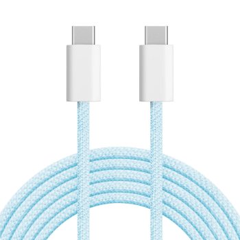 Kruger&Matz USB-C - USB-C 100W 1,5m kék kábel