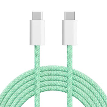 Kruger&Matz USB-C - USB-C 100W 1,5m zöld kábel