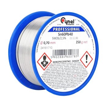 Cynel Sn60Pb40 forrasztó ón 0.7mm 250g
