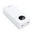 BWOO PowerBank LCD kijelzővel fehér 30000mAh