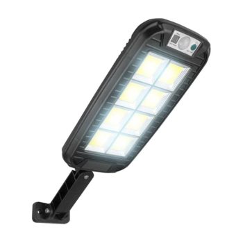   LTC 128xCOB LED napelemes lámpa mozgás- és szürkületérzékelővel, távirányítóval