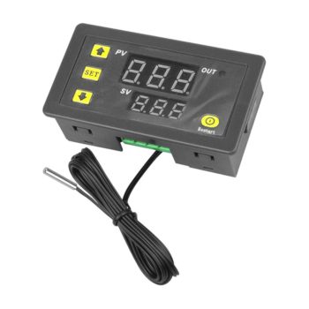 W3230 beépíthető 230V-os termosztát két kijelzővel