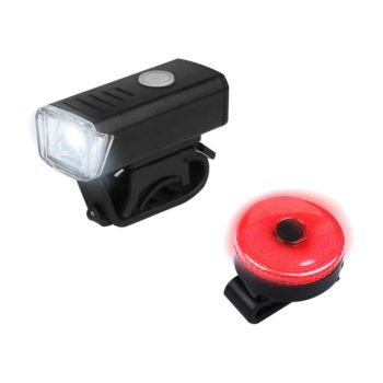   Kerékpár lámpa szett újratölthető akkumulátorral HY028