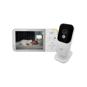   Elektronikus babafigyelő, 3,5"-os kijelző, WiFi 2,4 GHz, USB-C töltés
