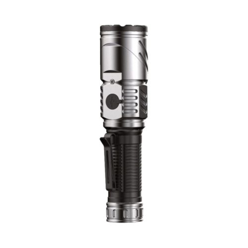 Dioled DIO-0487 V39 zseblámpa, COB LED, alumíniumház, akkumulátor, zoom funkció