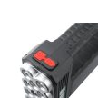 Napelemes kézi zseblámpa 11-XPE 3-COB LED 800lm 1200mAh